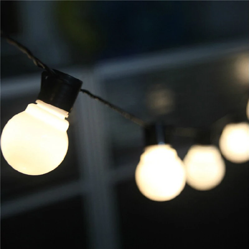 Новинка 20 LED G45 Глобус Соединительная гирлянда из шариковых ламп для вечеринки