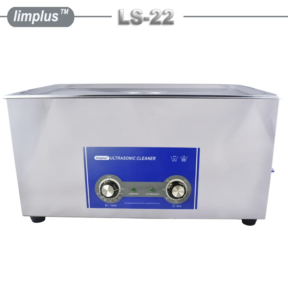 

Limplus 22L Ultrasonic Cleaner Stainless Tank Bath With Powerful Transducer For Electronic Surgical Parts Cleaning Machine