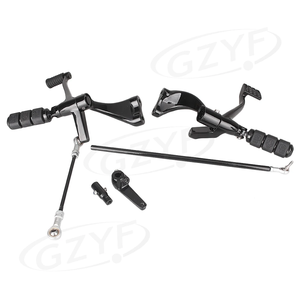 Motorcycle Aluminum Alloy Forward Control Foot Pegs Levers Linkage Kit For Harley Davidson  Motorcycle Spare Part Accessories and Accessory Replacements