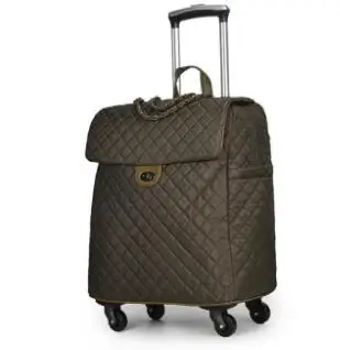 Брендовая женская сумка для ручной клади, дорожная сумка на колесиках, сумка для багажа на колесиках для женщин, чемодан на колесиках