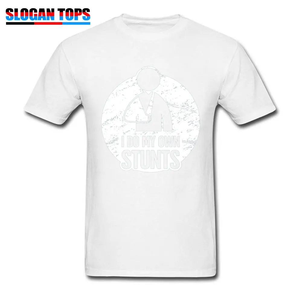 Casual Cotton Fabric Tops Shirt for Men Fashionable T-shirts Design Designer Crewneck Tee-Shirts Short Sleeve Drop Shipping Stunts Get Well Gift Fractured Broken Should white
