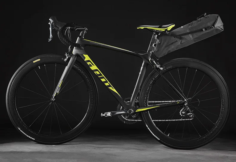 Perfect ROCKBROS Bike Bag Waterproof Reflective 10L Large Capacity Saddle Bag Cycling Foldable Tail Rear Bag MTB Road Trunk Bicycle Bag 22