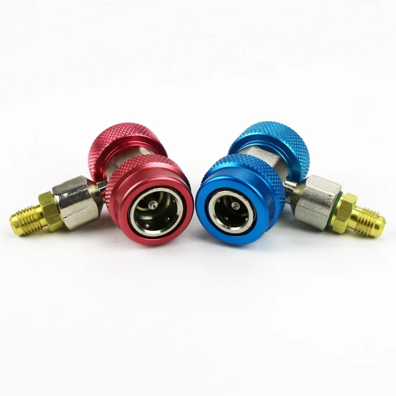 1 пара авто Freon R134A AC кондиционер регулируемая быстрая муфта хладагент Высокий