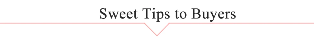 sweet tips to buyers