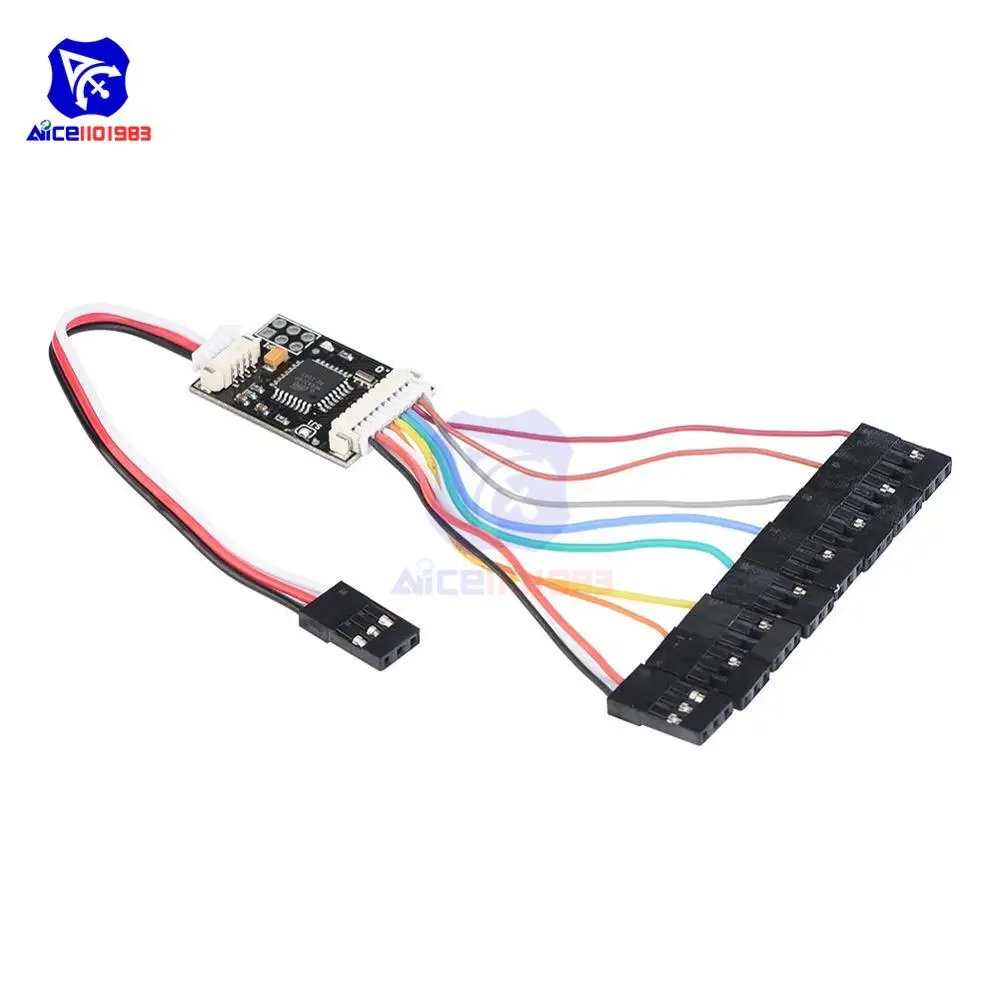

PPM Encoder 8 Channel with 10 Pin Input & 4 Pin Output Cable for Pixhawk/PPZ/MK/MWC/Pirate RC Receiver Flight Control