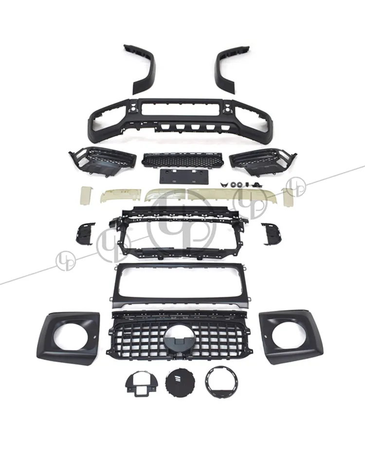 2018 2019 year W464 carbon fiber B style hood cover side step front guard spare cover air vent fit for G class G63 G65 G500 G55  body kit (6)