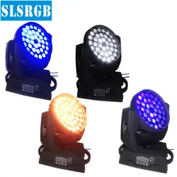 Slslite 4 шт./лот hex wash zoom 36 шт. * 18 Вт 6in1 RGBAW + УФ ZOOM LED движущихся мыть свет С Powercon RGBWY УФ DMX Освещение сцены