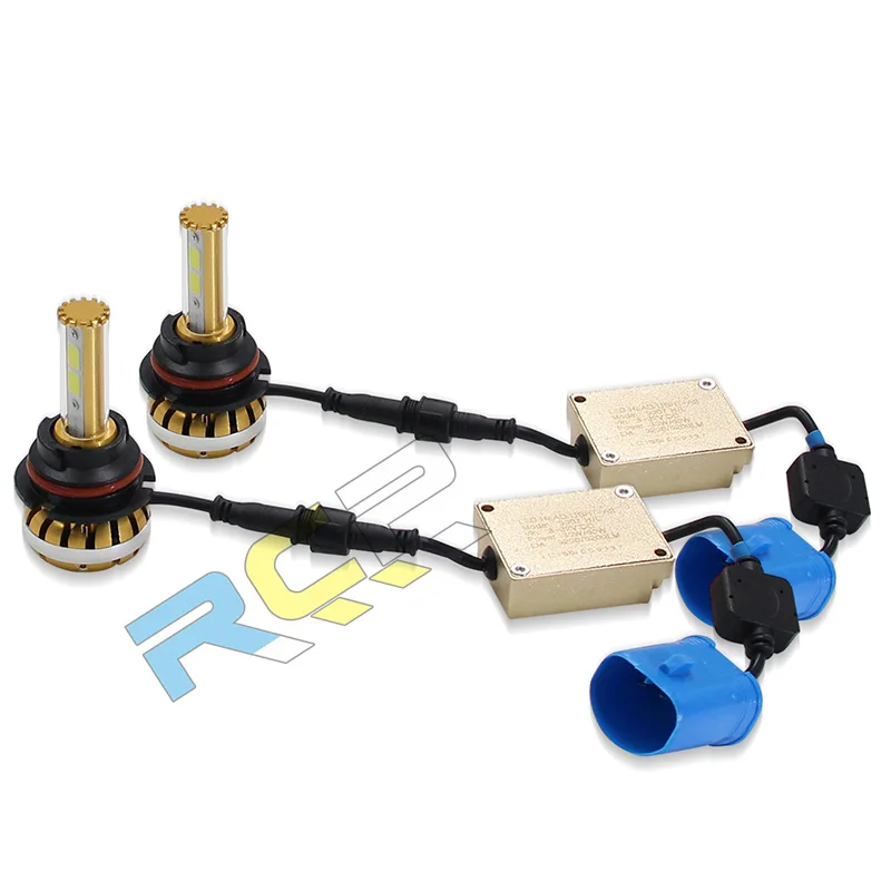 

Universal 5200LM COB LED Headlight Conversion Kit Canbus Dual Beam Hi/Lo 9007 Bulb lamp