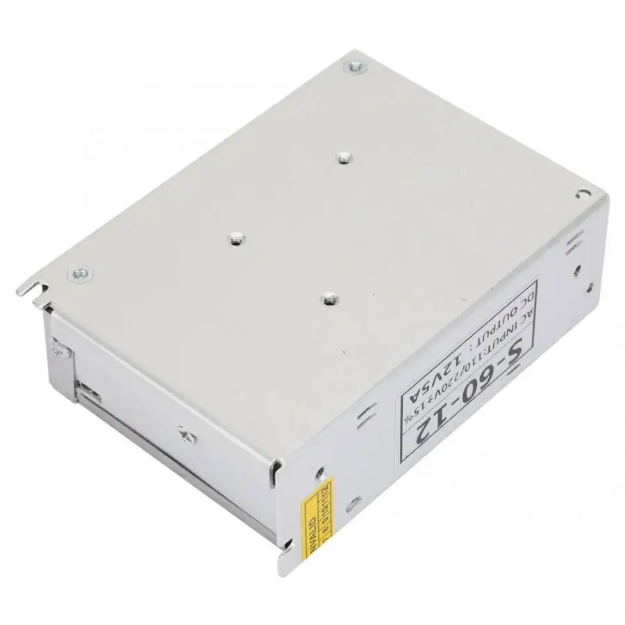 Промышленное оборудование DC 12 V 5A светодиодный импульсный блок питания адаптер питания вольт модуль питания