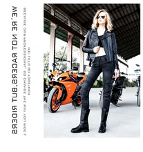 2016 Newest Cool Uglybros moto pants UBp09 stylish jeans women jeans Motorcycle pants Jeans girl jeans motor pants black