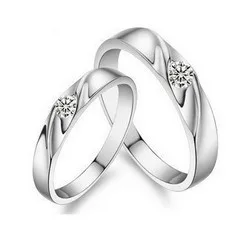 

2016 new arrival hot sell fashion lovers`couple rings 925 sterling silver jewelry gift wholesale drop shipping