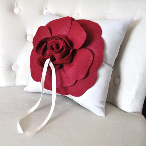 3d flower cushion