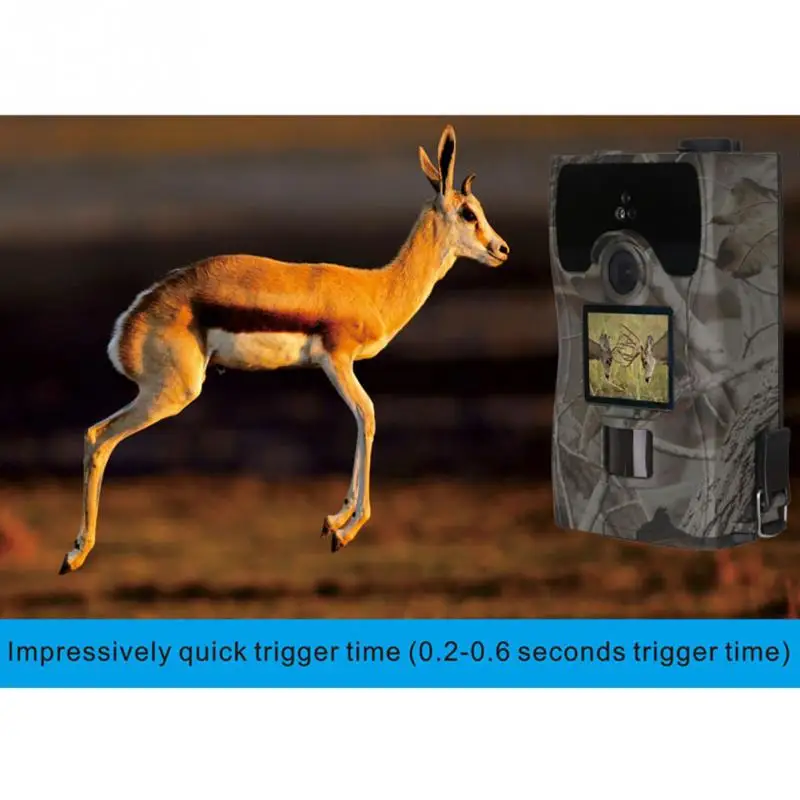 

IP55 Waterproof Hunting Camera 16MP Night Vision Motion Activated Trail Camera 940NM IR LEDs No Glow 0.2s Trigger Time
