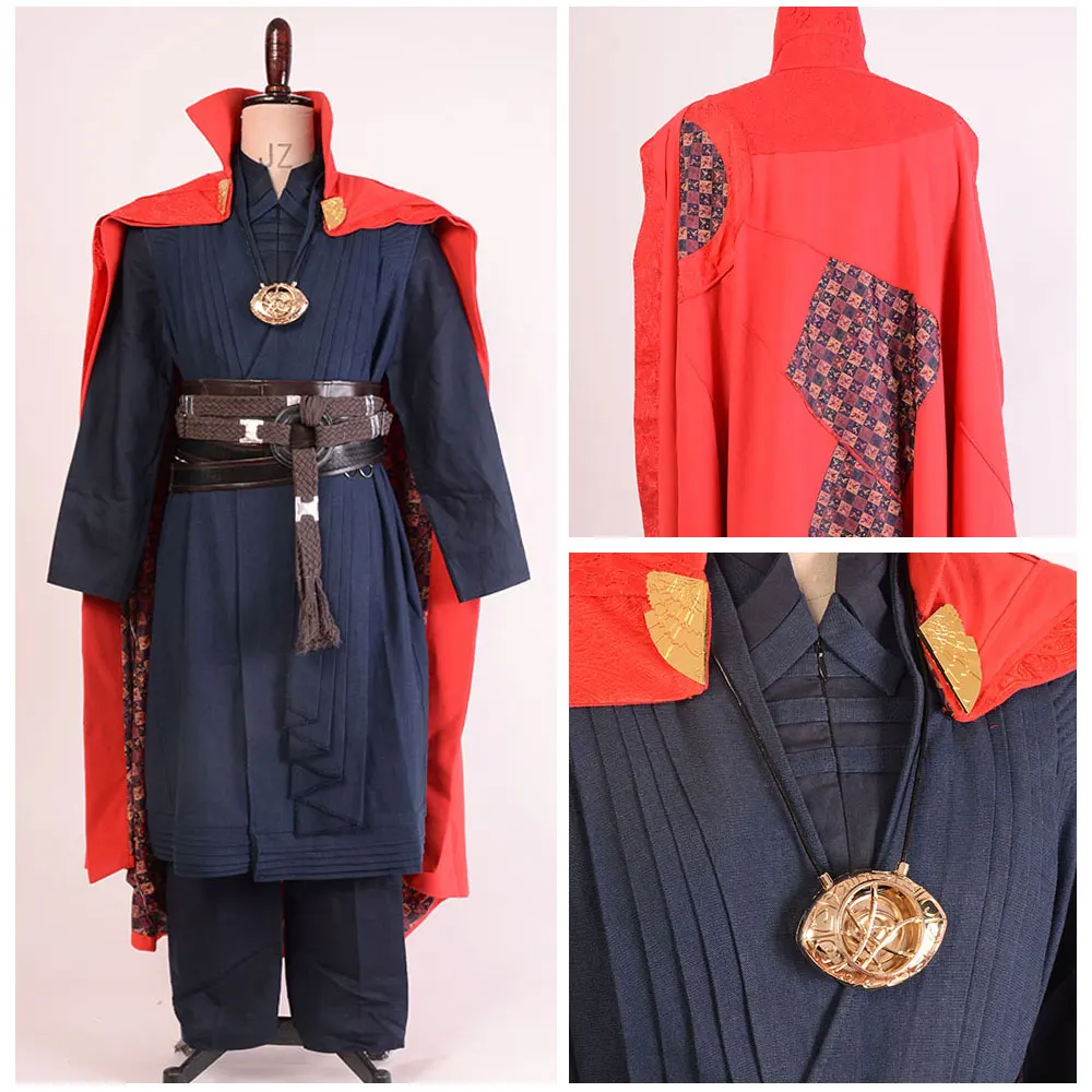

2016 Marvel Movie Doctor Strange Costume Cosplay Steve Dr.Steven Vincent Benedict Cumberbatch Full Set Robe Halloween Costume