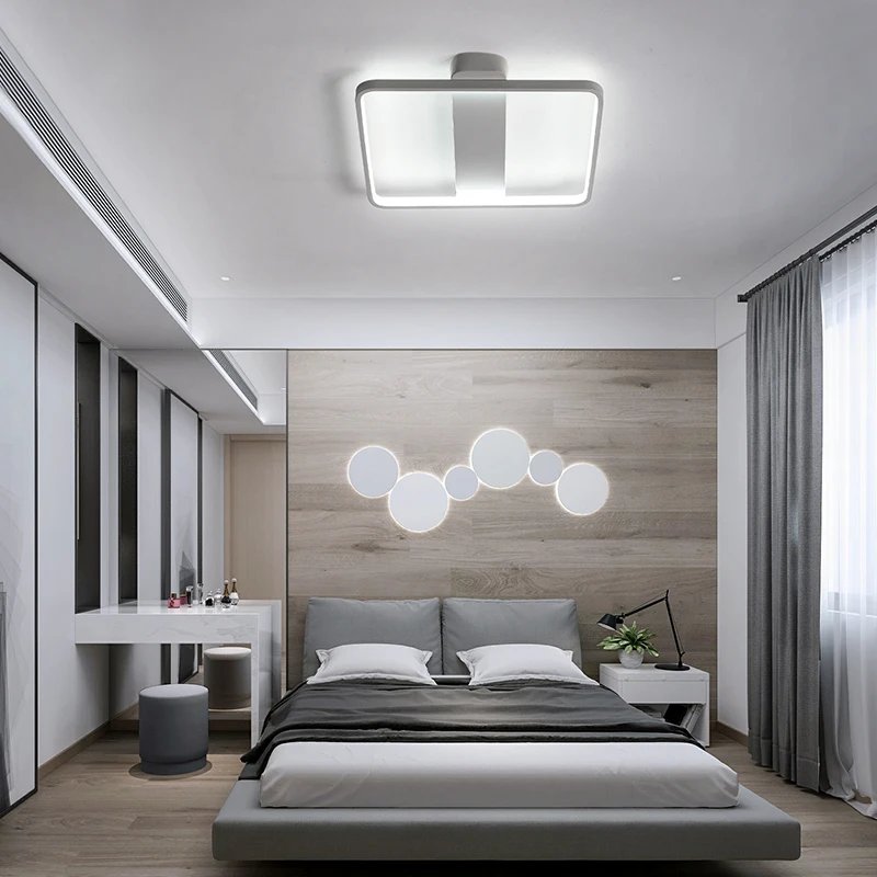 

Main bedroom lamp simple and modern LED ceiling lamp personality atmosphere creative warm romantic small living room study lamp