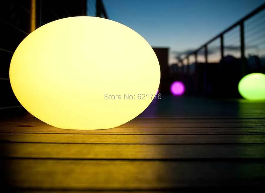1 шт. водонепроницаемый цвета изменение D40 H20cm Lightball дизайн нерушимая из светодиодов плоский мяч для бассейна дистанционного( в комплекте