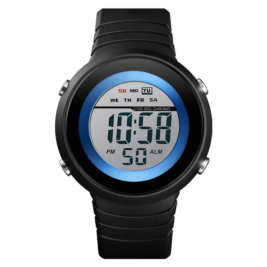 

New Fashion Multi-Function Electronic Watch Outdoor Sports Stopwatch Chronograph Alarm Watch