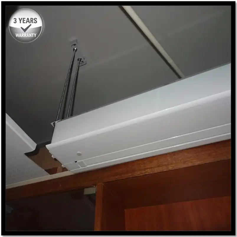 E6hwg 16 9 Hdtv Matte Grey Hidden In Ceiling Electric Professional