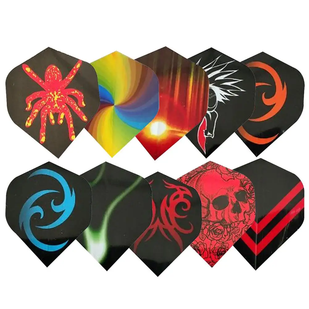

30Pcs/Set Dart Flights Professional Tail Spider Skull Pattern Accessory Collect