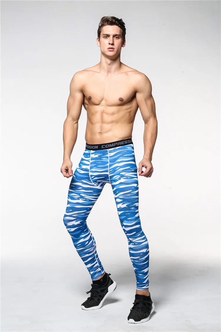 3D печать камуфляжные мужские брюки обтягивающие спортивные брюки тренировочные брюки мужские фитнес-уличные леггинсы мужские спортивные брюки