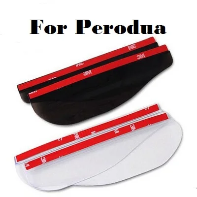 2pc Car Rearview mirror Rain Shade side visor Stickers for 