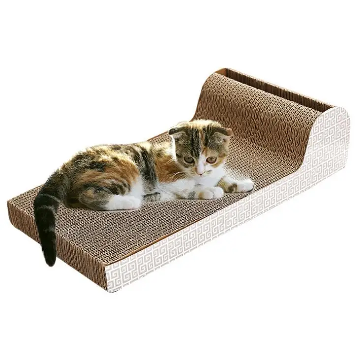 

P-type flowing bell corrugated paper cat scratch board corrugated paper claw claw cat toy