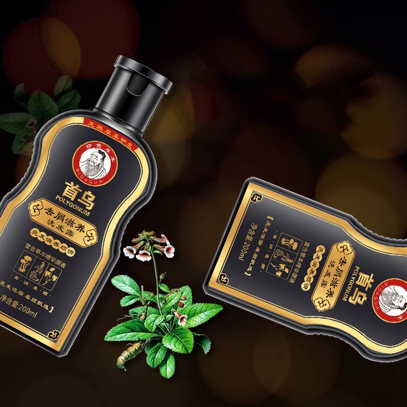 BIOAQUA Polygonum Multiflorum Anti-Dandruff Shampoo For Anti Hair Loss Moisturizing Refreshing Oil Control Black Hair Care 200ml BIOAQUA Polygonum Multiflorum Anti-Dandruff Shampoo For Anti Hair Loss Moisturizing Refreshing Oil Control Black Hair Care 200ml