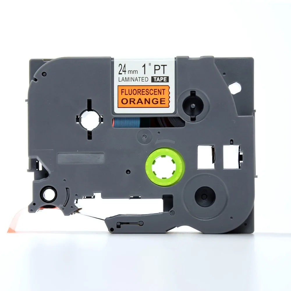 compatible TZe B51 TZ B51 Black on Flu.Orange 24mm TZ label tapes for
