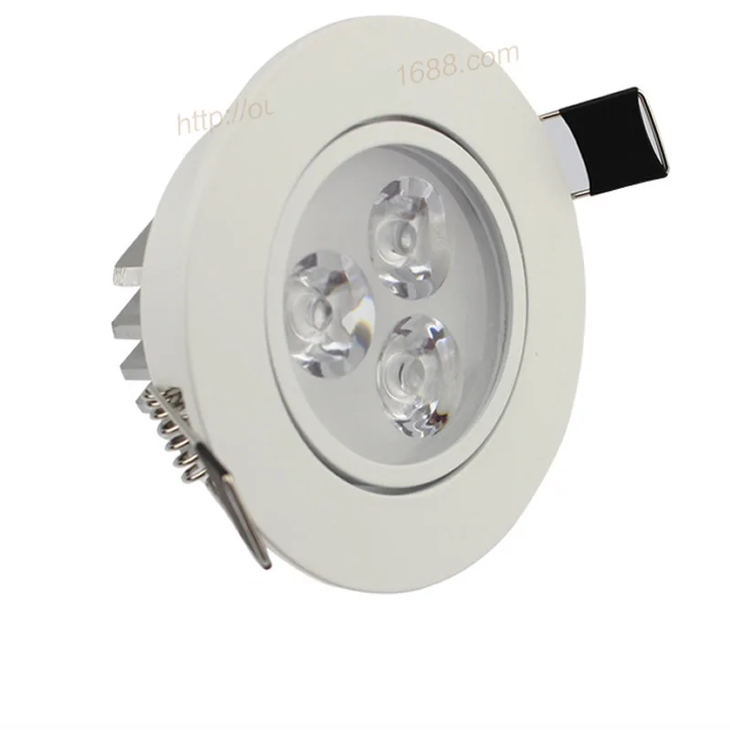 

White Shell LED Ceiling Lights 9W Dimmable Led Down Light LED Recessed Spot Light Lamp Cold Warm White Home Lighting 110v 220v