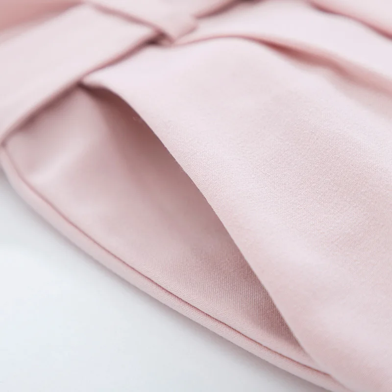 Брюки SEMIR женские бумажные до щиколотки со съемным поясом и косым карманом