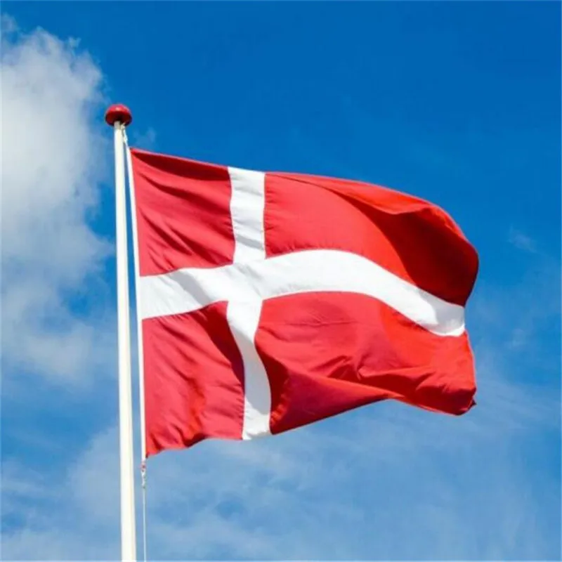 Высококачественный Датский флаг Dannebrog фотографический и баннеры 90x150 см|danish flag|flags