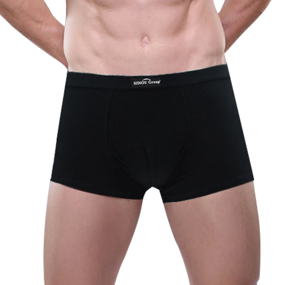 Sidiou Group men boxer underwear quick drying underwear convex design