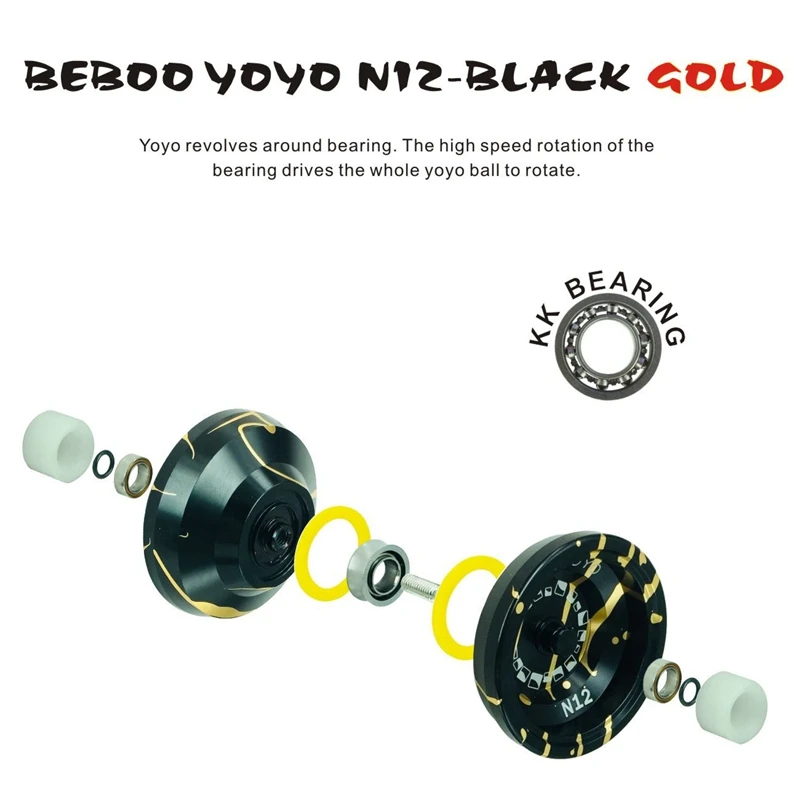 BEBOO йо-йо металлический Профессиональный Йо-Йо набор йо-йо+ перчатка N12 йо-йо металлический йо-йо Классические игрушки подарок