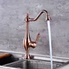 LIUYUE Kitchen Faucets Black/Brushed Gold Retro Wine Pot Type 360 Rotate Kitchen Mixer Faucet Cold Hot Water Crane Sink Taps ► Photo 2/6
