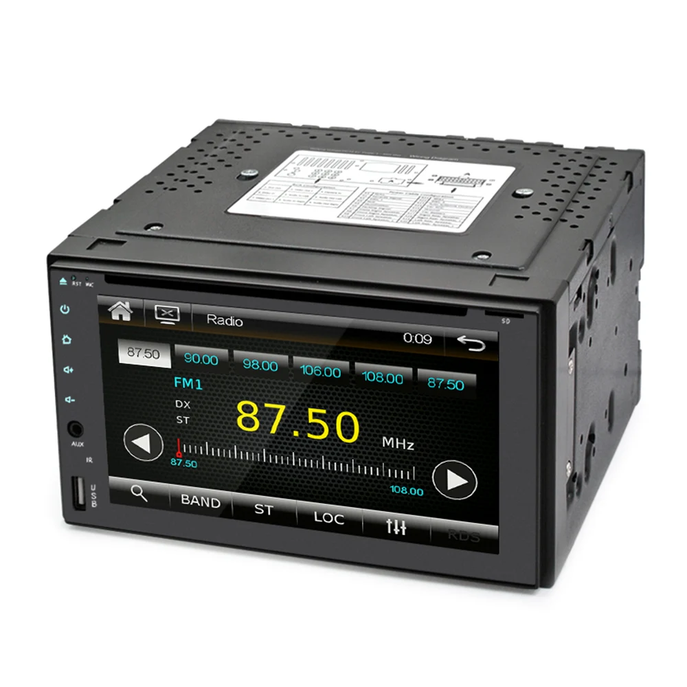 

RM - DH2062 - P 6.2 inch Car Multimedia Player Bluetooth 2 Din Digital touch screen for DVD / CD / CDR / CDRW / MP3 / WMA