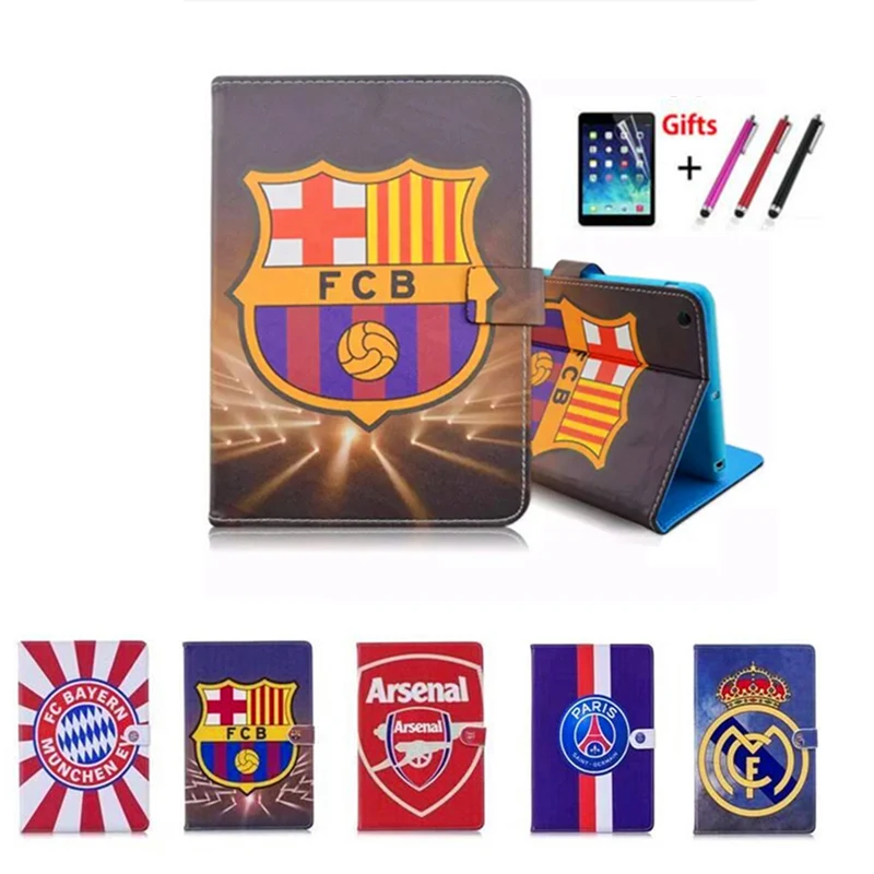 

Case For iPad air 9.7 with Football giants pattern 9.7'' Tablet Soft PU Leather cases Cover For iPad 9.7 2017/air 2/ipad pro9.7