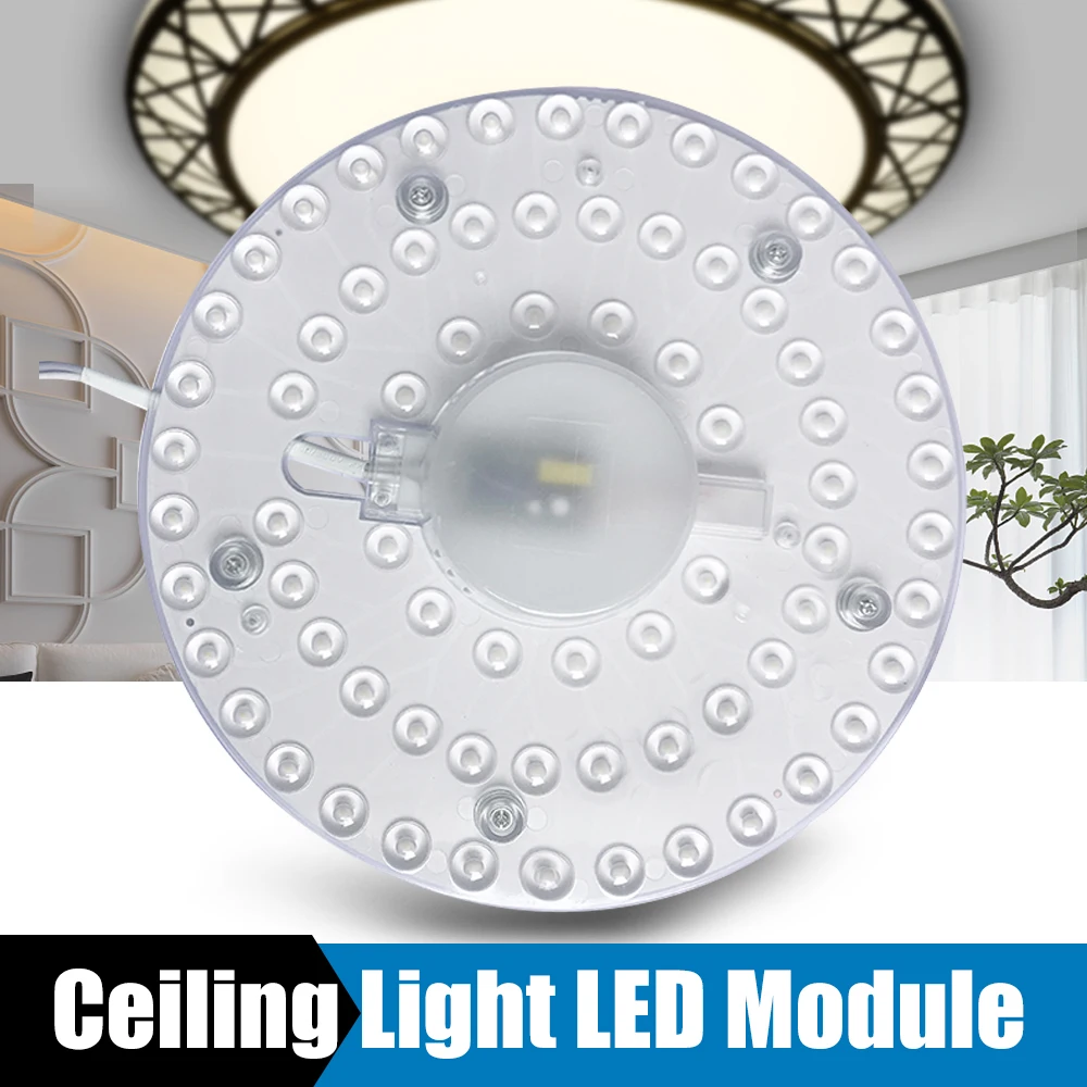 

Led Module Light Ceiling Lamps 12W 18W 24W 36W AC220V 230V 240V Energy Saving Replace Ceiling Lamp Lighting Source Livingroom