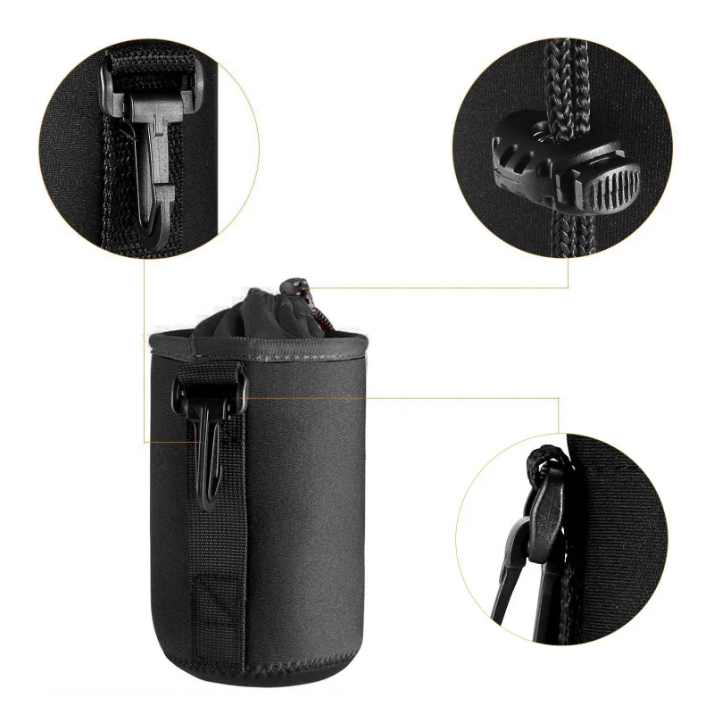 

Universal Waterproof Neoprene Soft Video Camera Lens Pouch Bag Case Full Size For Canon Nikon Sony