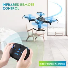 Mini Bolso 4CH 4-Axis RC Drone Helicóptero de Controle Remoto Quadcopter Dron Brinquedos Para As Crianças