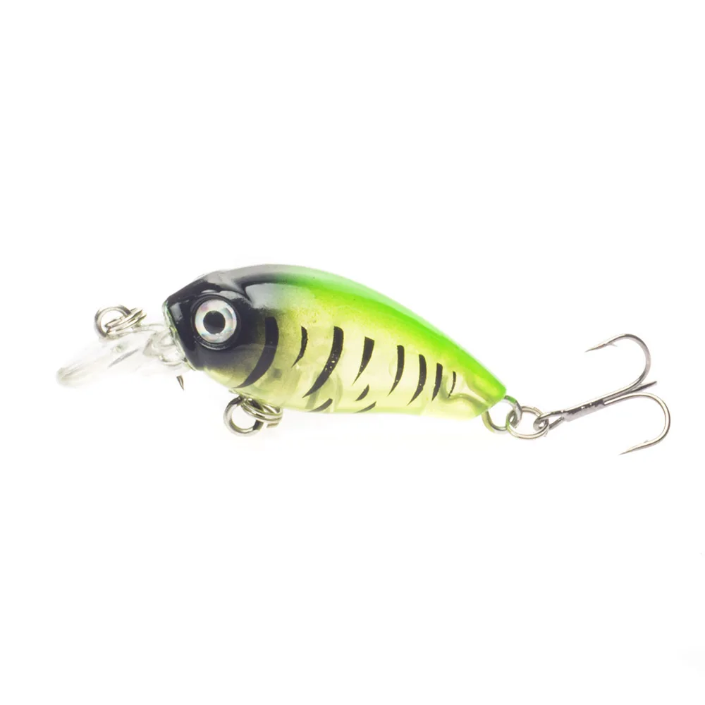 

1 PCS Crankbait Plastic Wobbler Fishing Lure 4.5CM 4G Swimbait Pesca Isca Artificial Bait 8# Hooks Fishing Tackle