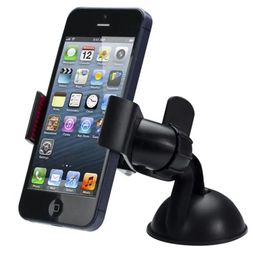 

2017 Top sale New Balck White Universal Car Holder Car Windshield Mount Holder phone For iPhone 5S 6S SE 7 MP3 GPS for Samsung
