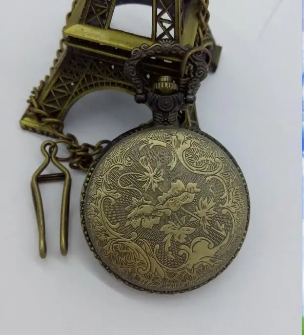 Античная DAD карманные часы полые Дизайн кулон бронзовый брелок chainmens Счастливый День отца подарок бесплатная доставка