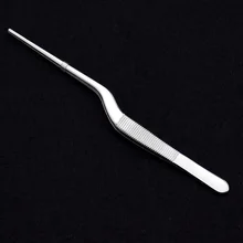 CN-RUBR Professional Ear Cleaner Care Ear-Pick Tool Stainless Steel Bending Tweezers Top Quality Medical Tweezers