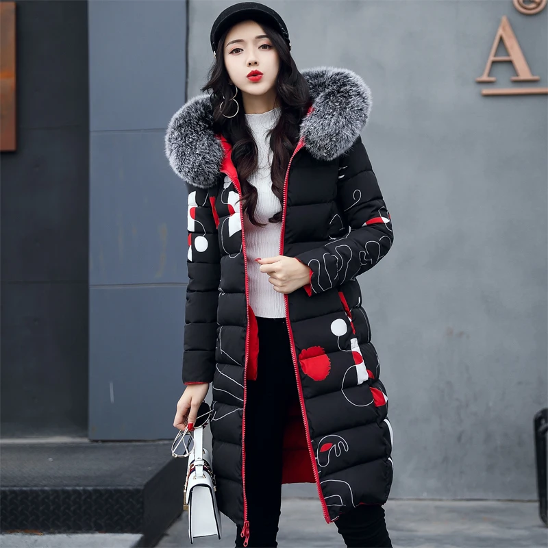 Épais Femme D'hiver Collection army New vert Femmes Manteau Aaa rouge multi Hiver Capuche Haute 2018new gris Green Avec ardoisé bleu Noir Parkas Veste Qualité Chaud wxZ6YOZ1qI
