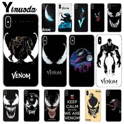 Yinuoda Venom новые выпущенные Чехлы для Apple iPhone 5 5S SE 6 7 8 X XS MAX XR мобильный чехол