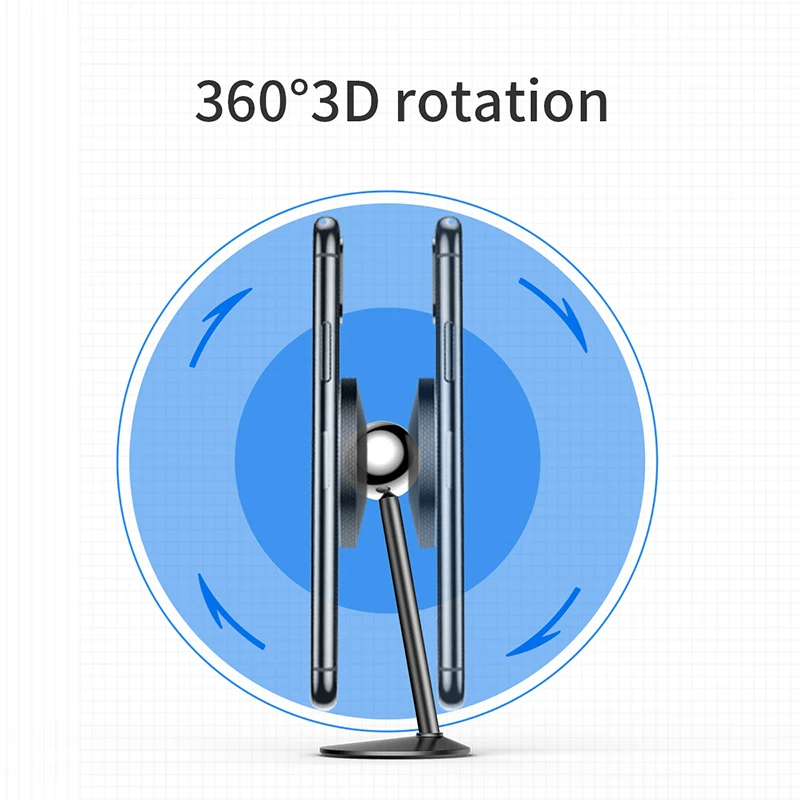  Baseus Magnetische Auto Telefon Halter für iPhone Samsung Handy Ständer Magnet 360 3D Rotation GPS 