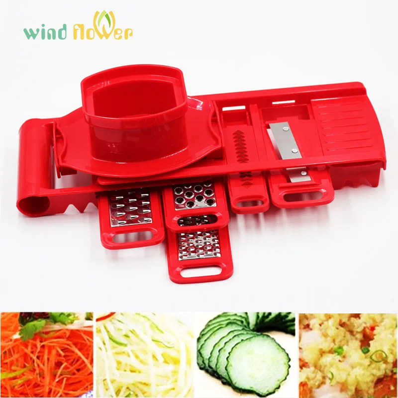 

Wind flower Multifunctional Vegetable And Fruits Shredder Paring Stainless Steel Blade Manual Potato Peeler Grater Creative tool