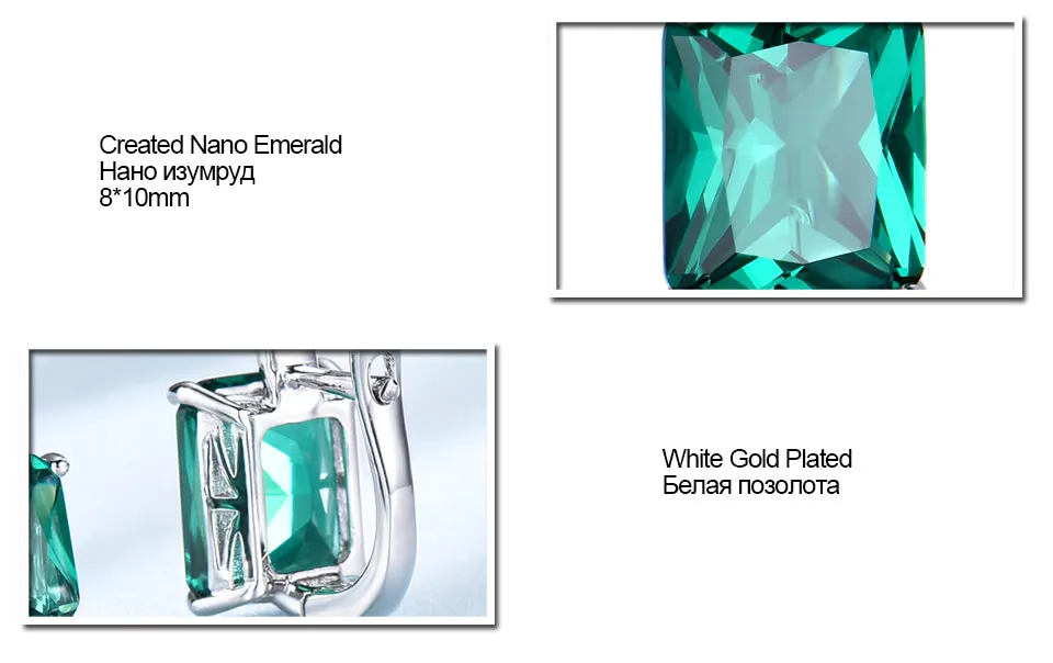 UMCHO-Emerald-925-sterling-silver-clip-earrings-for-women-EUJ083E-1-PC_07