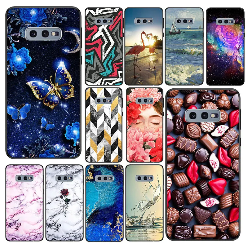 

For S10 Samsung Galaxy S10 Case Galaxy S10 Plus Soft Silicon Case sFor Samsung Galaxy S10e Cover For Capa Samsung S10 Lite Case