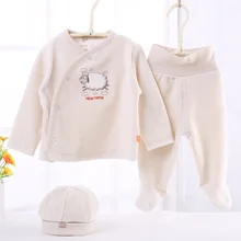 Одежда для малышей Детский комплект, комплект из 3 предметов, футболка для малышей шапочка, штанишки для малышей детская одежда для мальчиков и девочек подарок для малышей, детская одежда